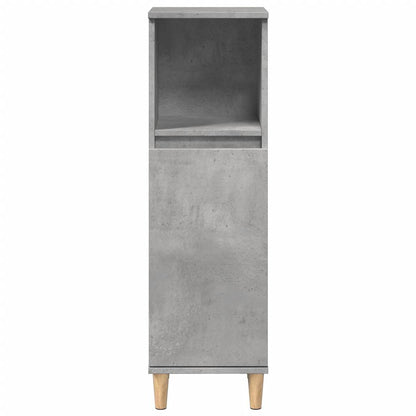Set Mobili da Bagno 3 pz Grigio Cemento in Legno Multistrato | homemem39