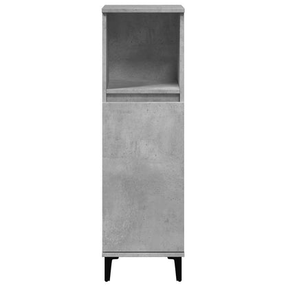 Set Mobili da Bagno 3 pz Grigio Cemento in Legno Multistrato | homemem39
