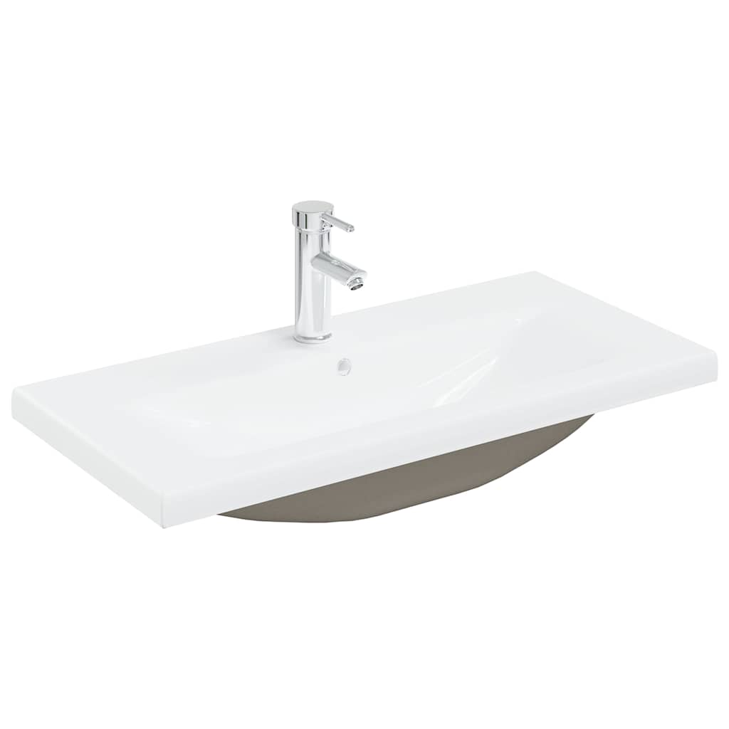 Set Mobili da Bagno 2 pz Rovere Sonoma in Legno Multistrato | homemem39