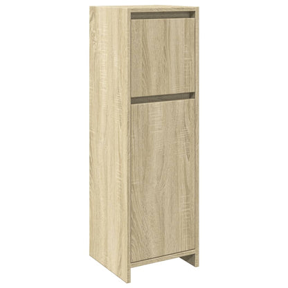 Set Mobili da Bagno 4 pz Rovere Sonoma in Legno Multistrato | homemem39