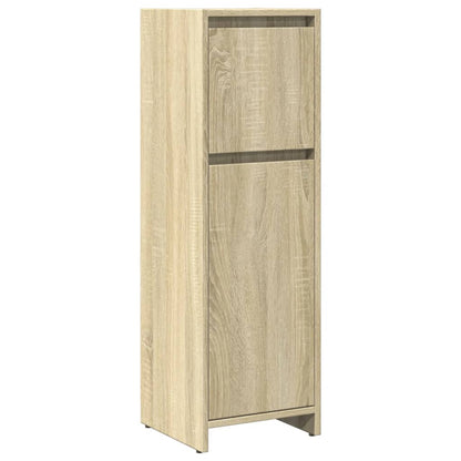 Set Mobili da Bagno 3 pz Rovere Sonoma in Legno Multistrato | homemem39