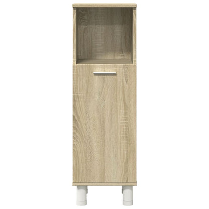 Set Mobili da Bagno 3 pz Rovere Sonoma in Legno Multistrato | homemem39