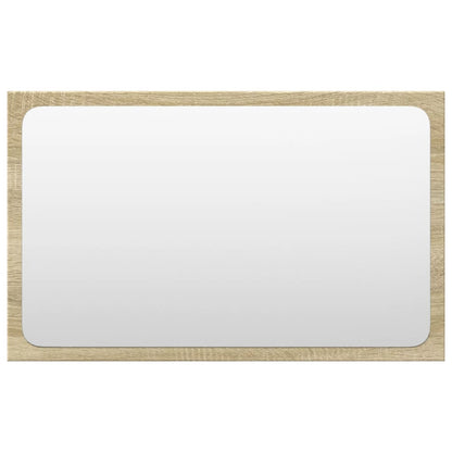 Set Mobili da Bagno 3 pz Rovere Sonoma in Legno Multistrato