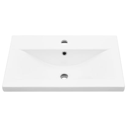 Set Mobili da Bagno 4 pz Rovere Sonoma in Legno Multistrato | homemem39