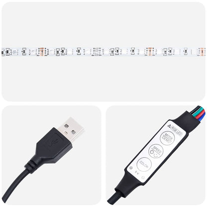 Comodini a Parete con Luci LED 2 pz Grigio Cemento