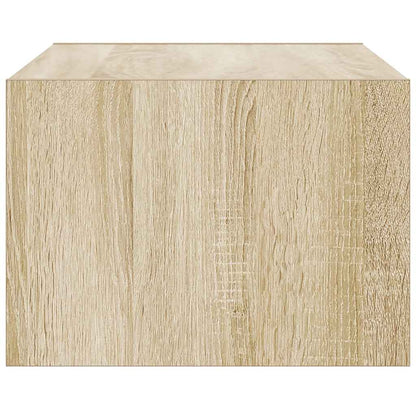 Mobile Porta TV con Luci LED Rovere Sonoma 75x35,5x25 cm - homemem39