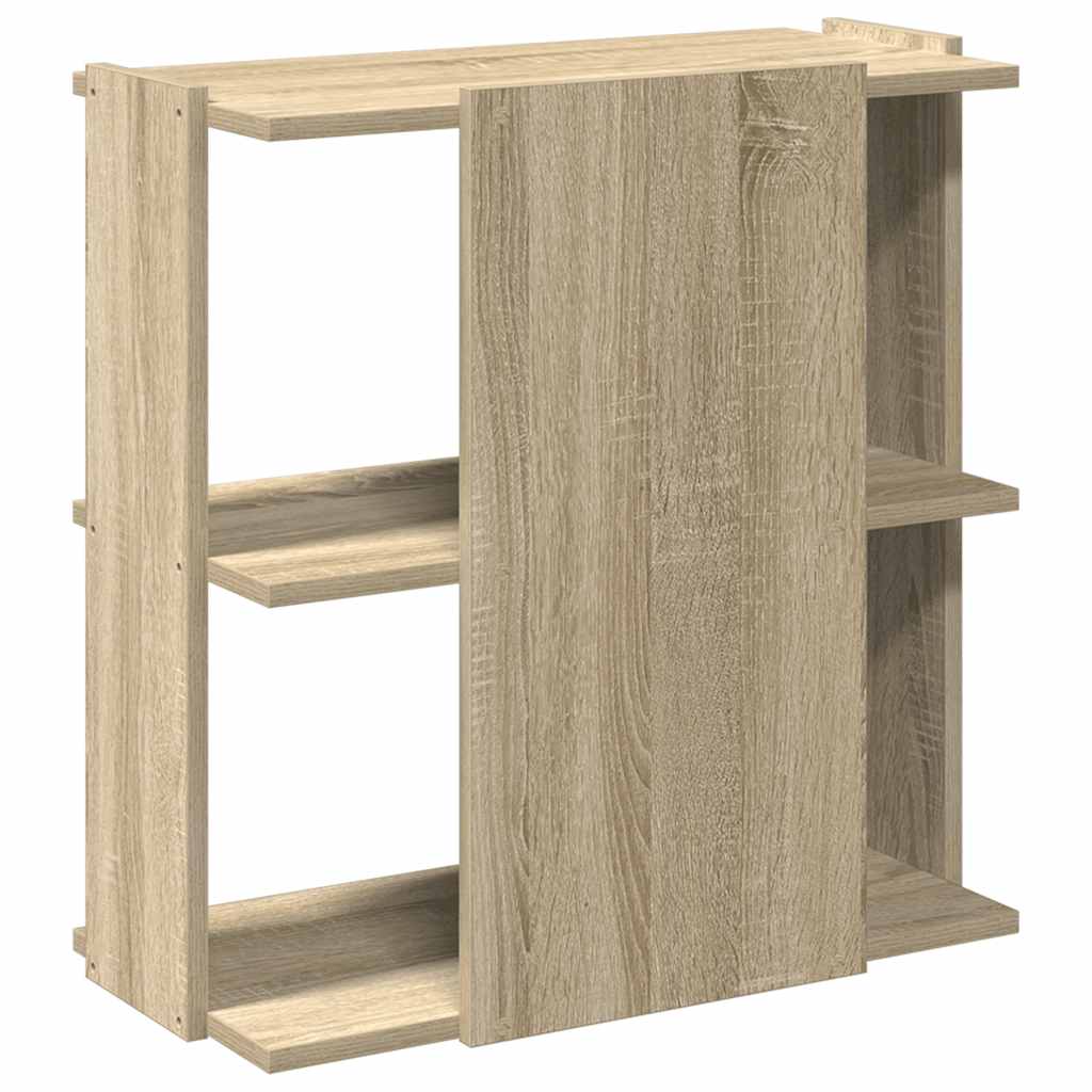 Libreria 3 Ripiani Rovere Sonoma 60x30x60 cm Legno Multistrato | homemem39