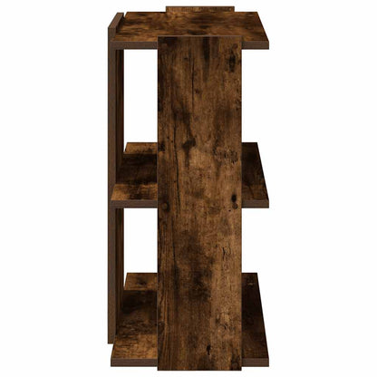 Libreria a 3 Ripiani Rovere Fumo 60x30x60 cm Legno Multistrato | homemem39