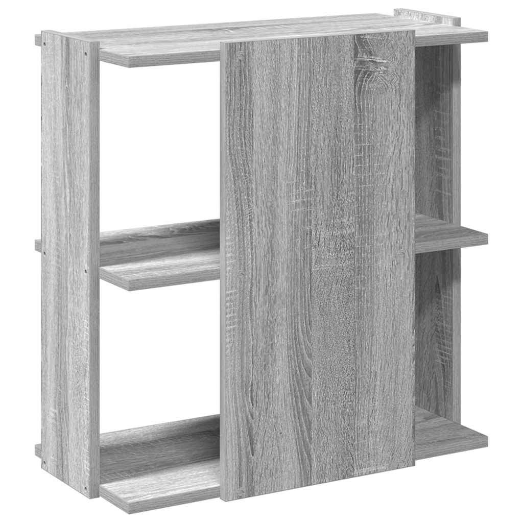 Libreria a 3 Ripiani Grigio Sonoma 60x30x60cm Legno Multistrato | homemem39