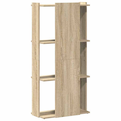Libreria 3 Ripiani Rovere Sonoma 60x30x120 cm Legno Multistrato | homemem39