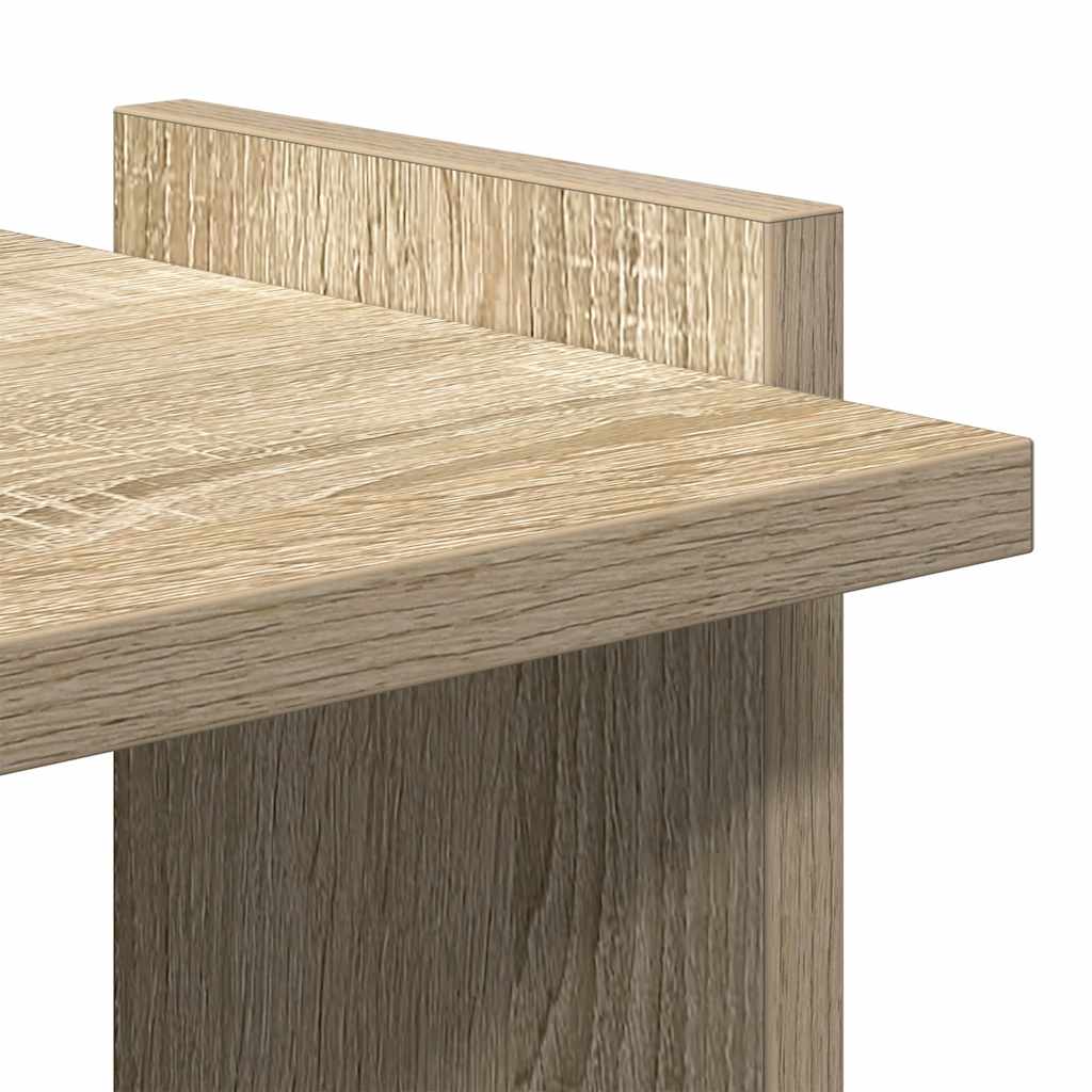 Libreria 3 Ripiani Rovere Sonoma 60x30x120 cm Legno Multistrato | homemem39