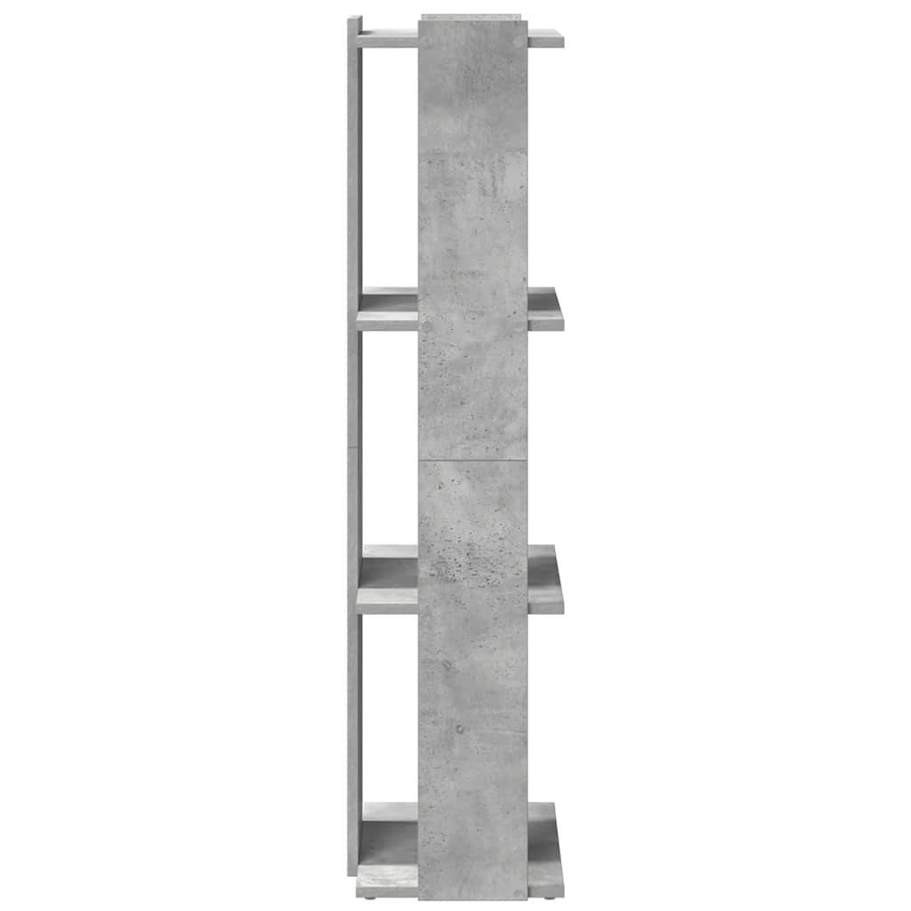 Libreria 3 Ripiani Grigio Cemento 60x30x120 cm Multistrato | homemem39