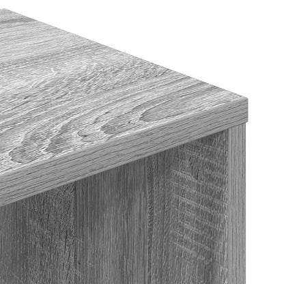 Libreria Grigio Sonoma 34x31x112 cm in Legno Multistrato | homemem39