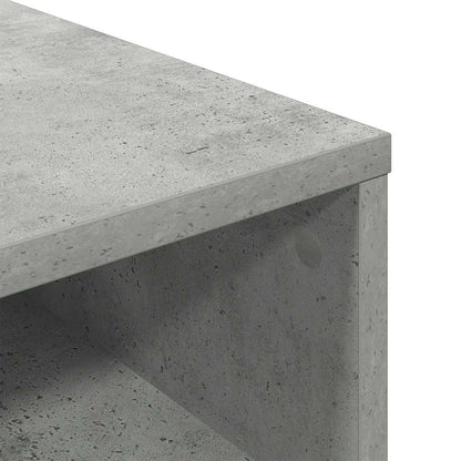 Libreria Grigio Cemento 34x31x80 cm in Legno Multistrato | homemem39
