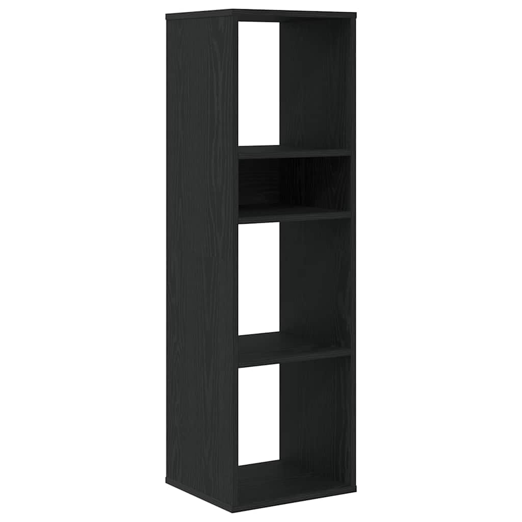 Libreria Nera 34x31x112 cm in Legno Multistrato | homemem39