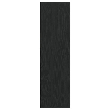 Libreria Nera 34x31x112 cm in Legno Multistrato | homemem39