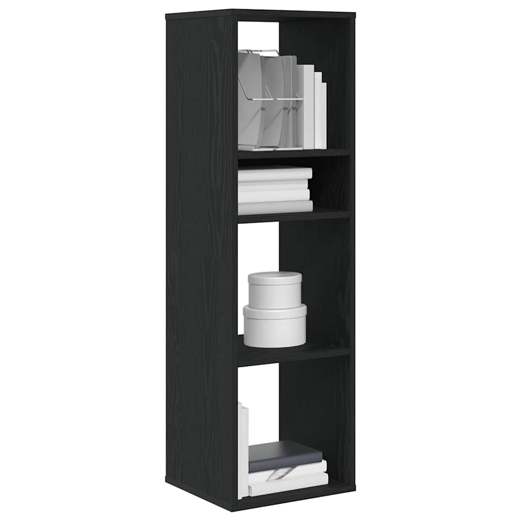 Libreria Nera 34x31x112 cm in Legno Multistrato | homemem39