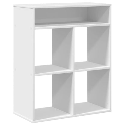 Libreria Bianca 66x31x80 cm in Legno Multistrato | homemem39