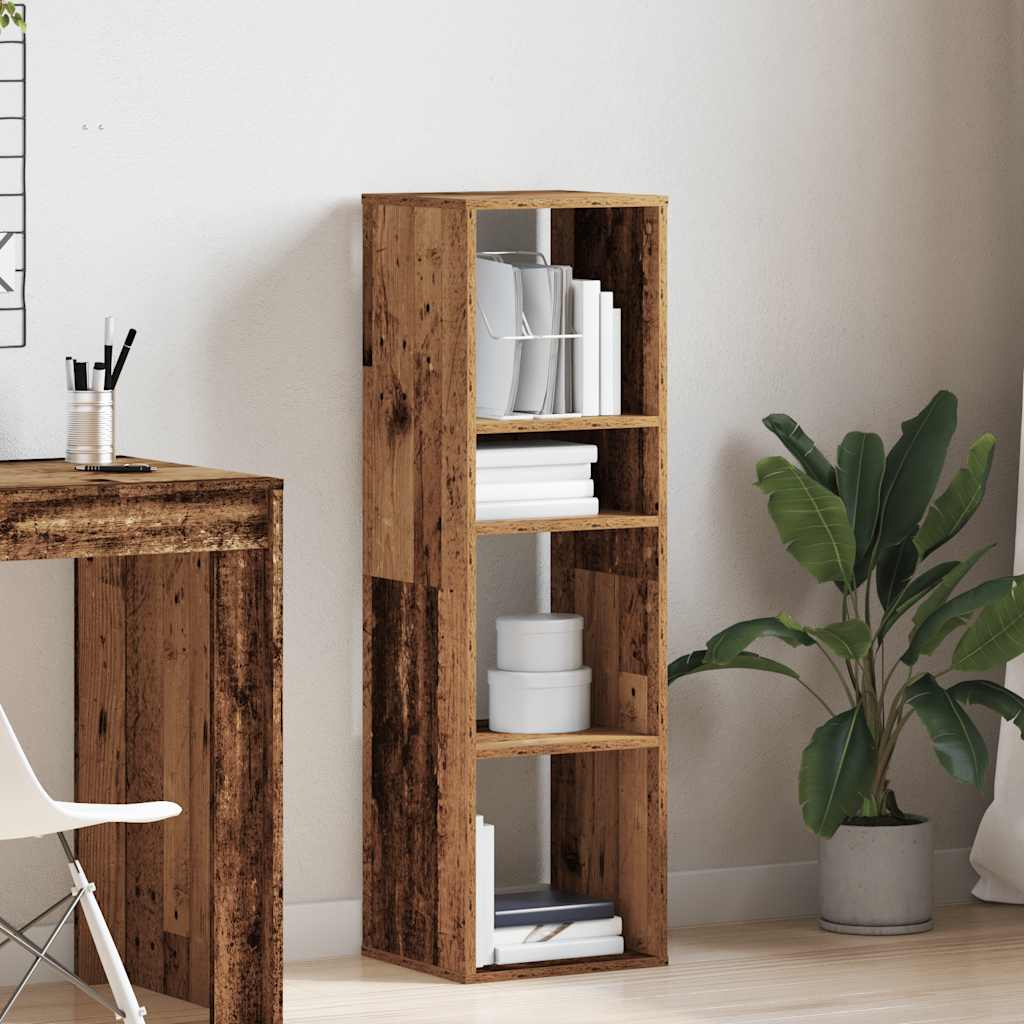 Libreria Legno Antico 34x31x112 cm in Legno Multistrato | homemem39