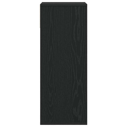 Libreria Nera 34x31x80 cm in Legno Multistrato | homemem39