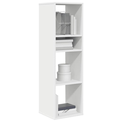 Libreria Bianca 34x31x112 cm in Legno Multistrato | homemem39