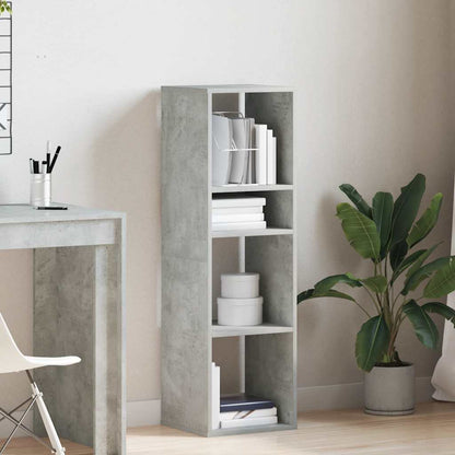 Libreria Grigio Cemento 34x31x112 cm in Legno Multistrato | homemem39