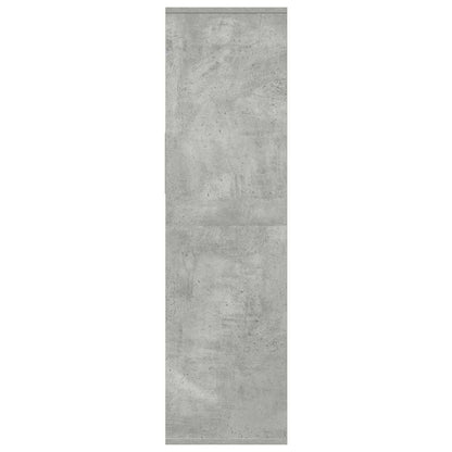 Libreria Grigio Cemento 34x31x112 cm in Legno Multistrato | homemem39