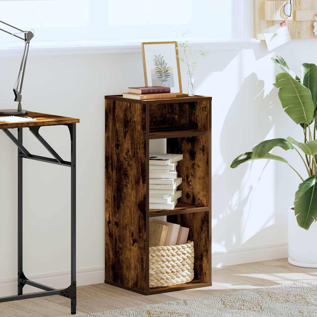 Libreria Rovere Fumo 34x31x80 cm in Legno Multistrato | homemem39