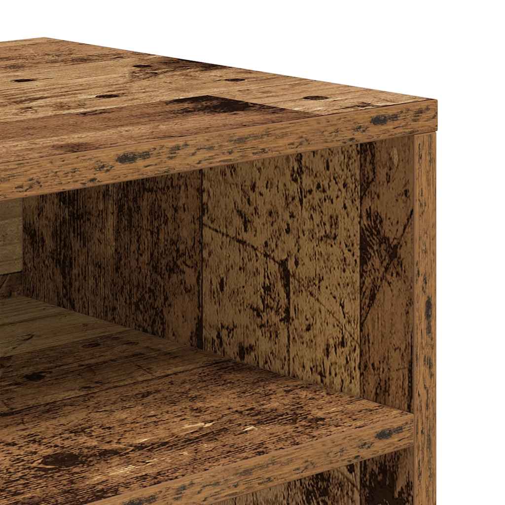 Libreria Legno Antico 66x31x80 cm in Legno Multistrato