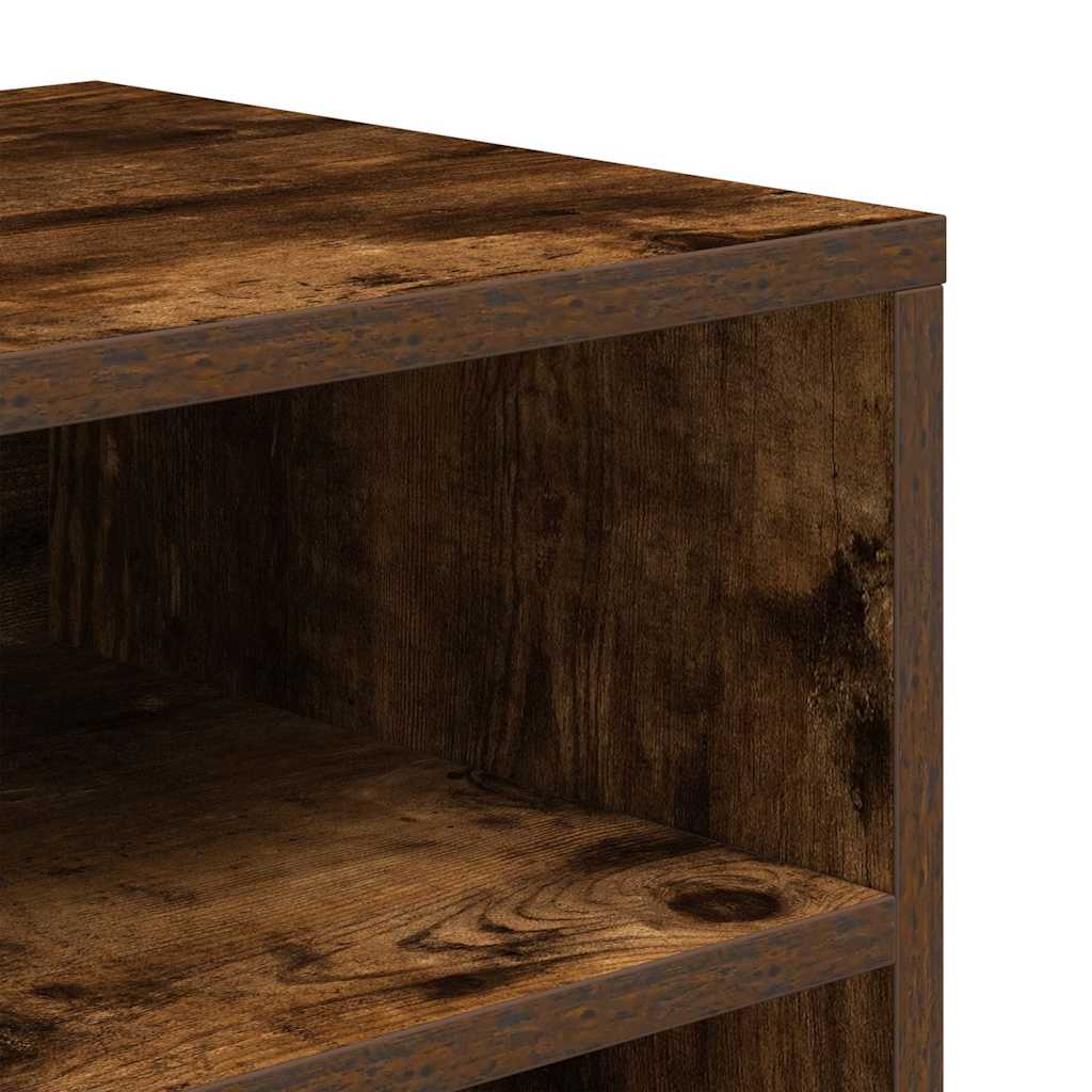 Libreria Rovere Fumo 66x31x80 cm in Legno Multistrato | homemem39