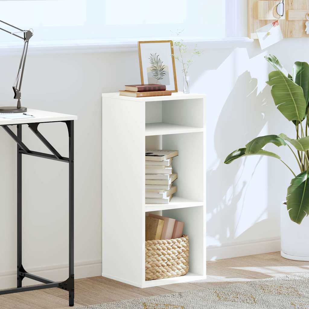Libreria Bianca 34x31x80 cm in Legno Multistrato | homemem39