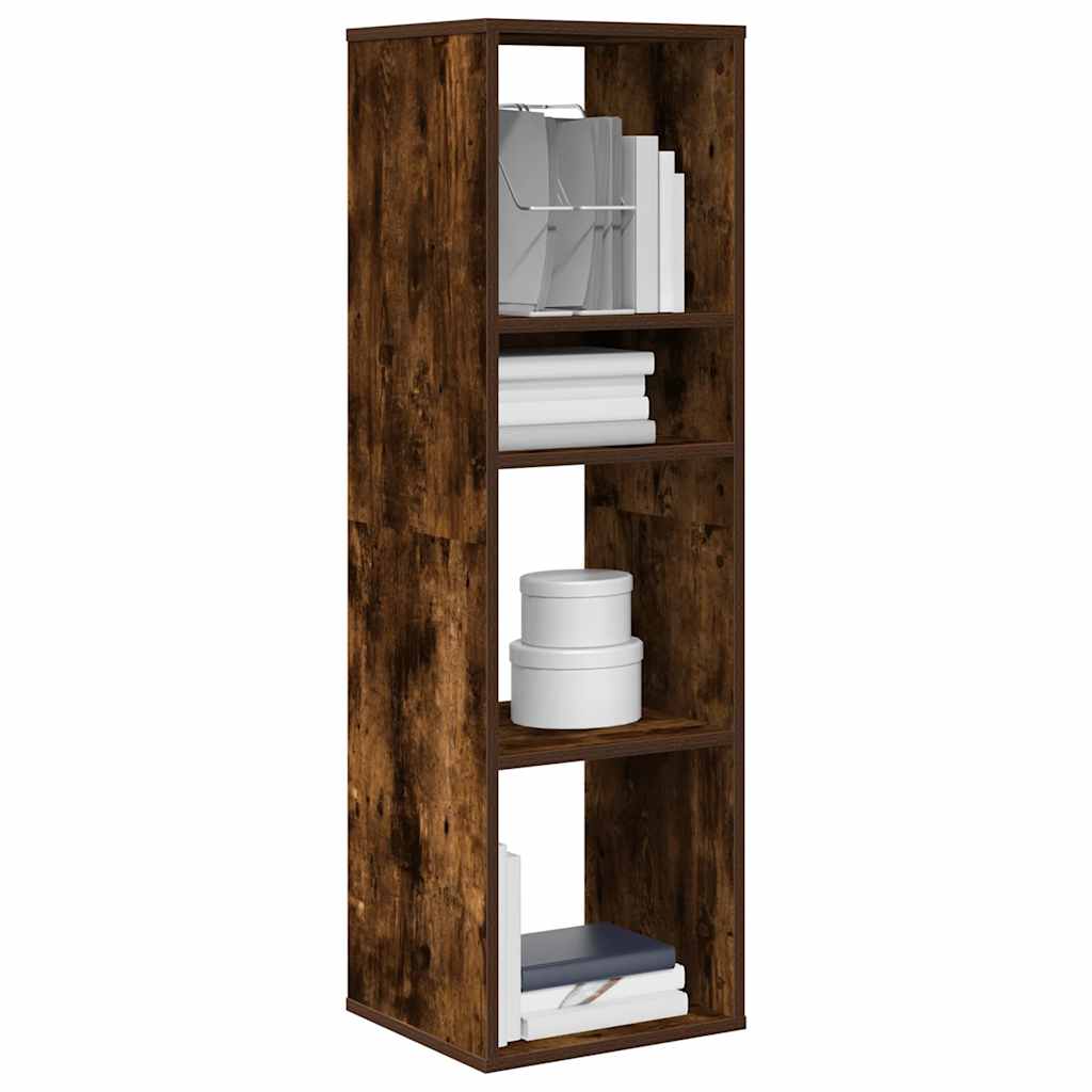 Libreria Rovere Fumo 34x31x112 cm in Legno Multistrato | homemem39