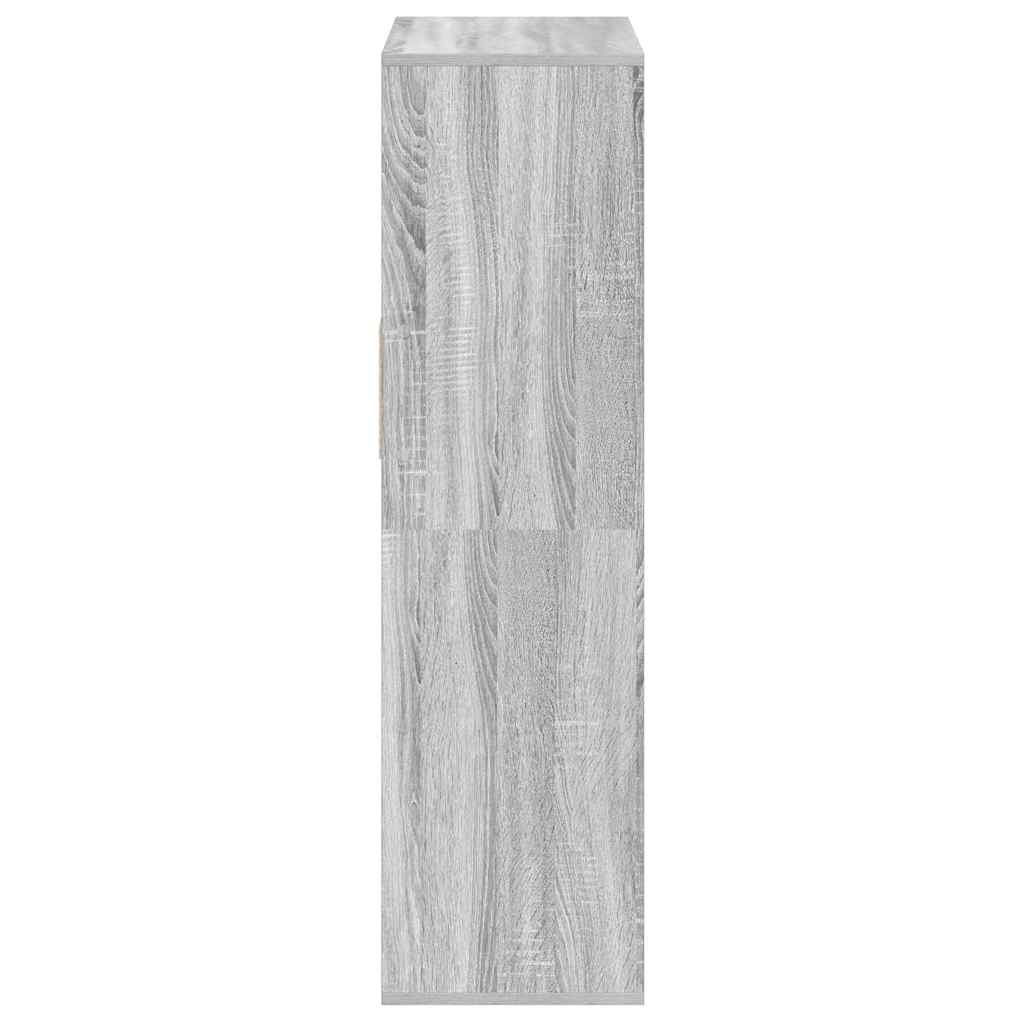 Libreria Grigio Sonoma 66x31x112 cm in Legno Multistrato | homemem39