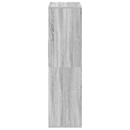 Libreria Grigio Sonoma 66x31x112 cm in Legno Multistrato | homemem39