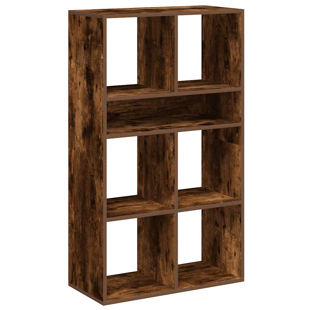 Libreria Rovere Fumo 66x31x112 cm in Legno Multistrato | homemem39