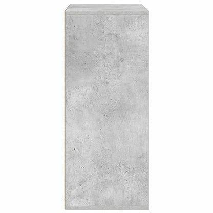 Libreria Grigio Cemento 60x30x71,5 cm in Legno Multistrato | homemem39