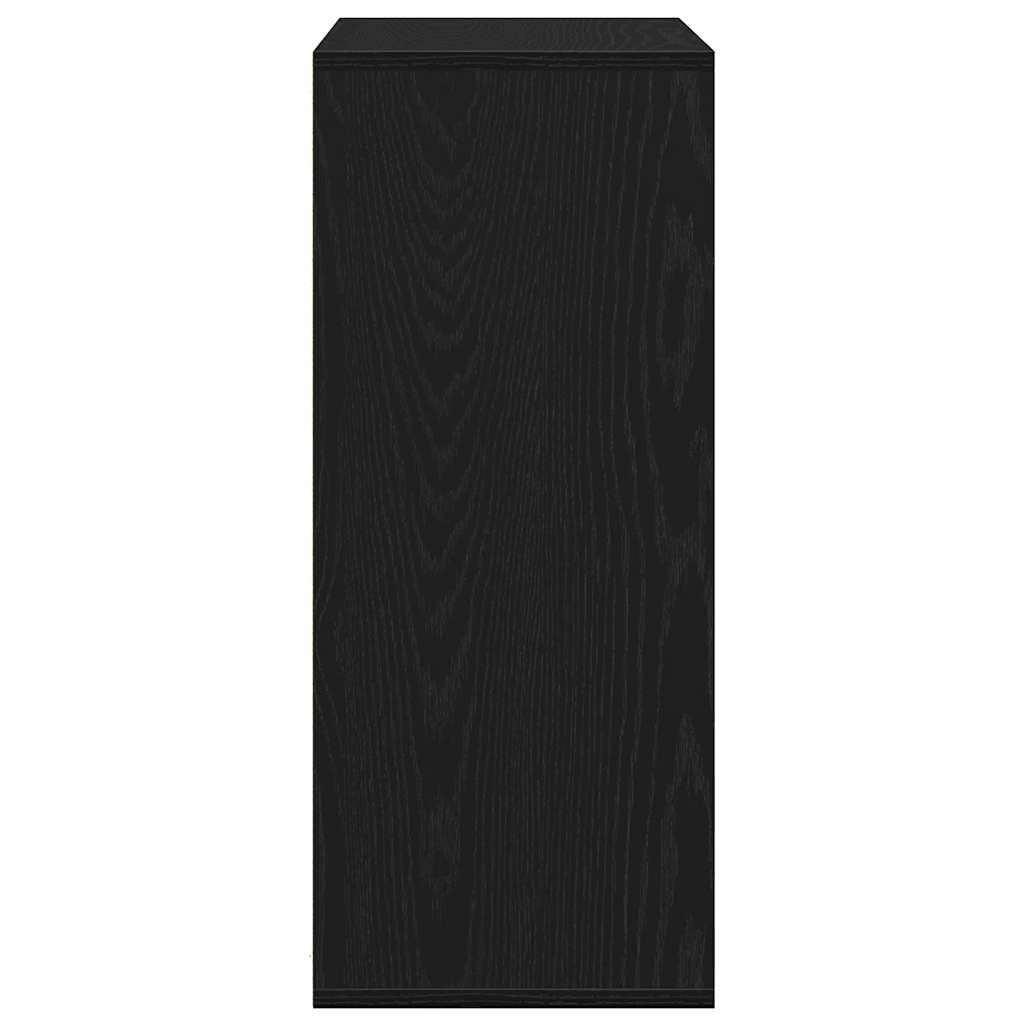 Libreria Nera 60x30x71,5 cm in Legno Multistrato | homemem39