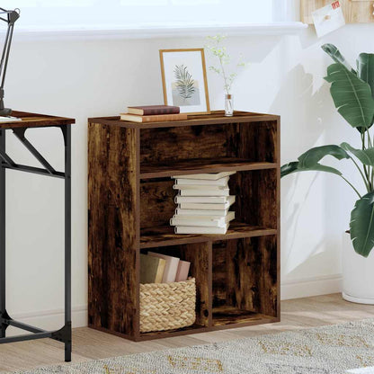 Libreria Rovere Fumo 60x30x71,5 cm in Legno Multistrato | homemem39