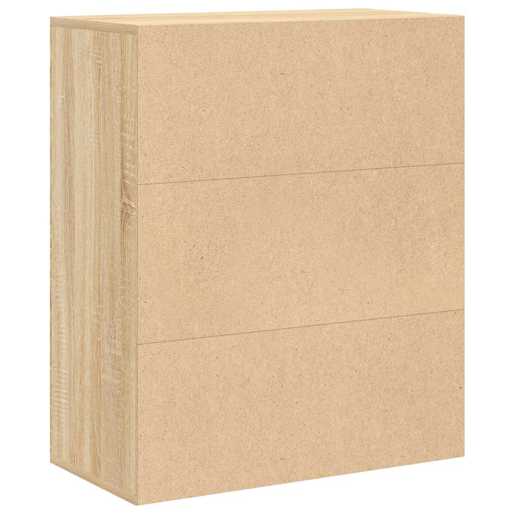 Libreria Rovere Sonoma 60x30x71,5 cm in Legno Multistrato | homemem39