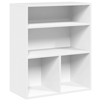 Libreria Bianca 60x30x71,5 cm in Legno Multistrato | homemem39