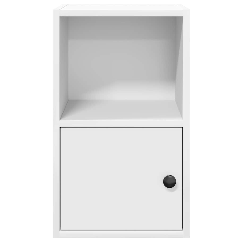 Libreria Bianca 31x24x52 cm in Legno Multistrato | homemem39