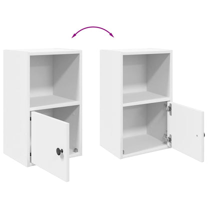 Libreria Bianca 31x24x52 cm in Legno Multistrato | homemem39