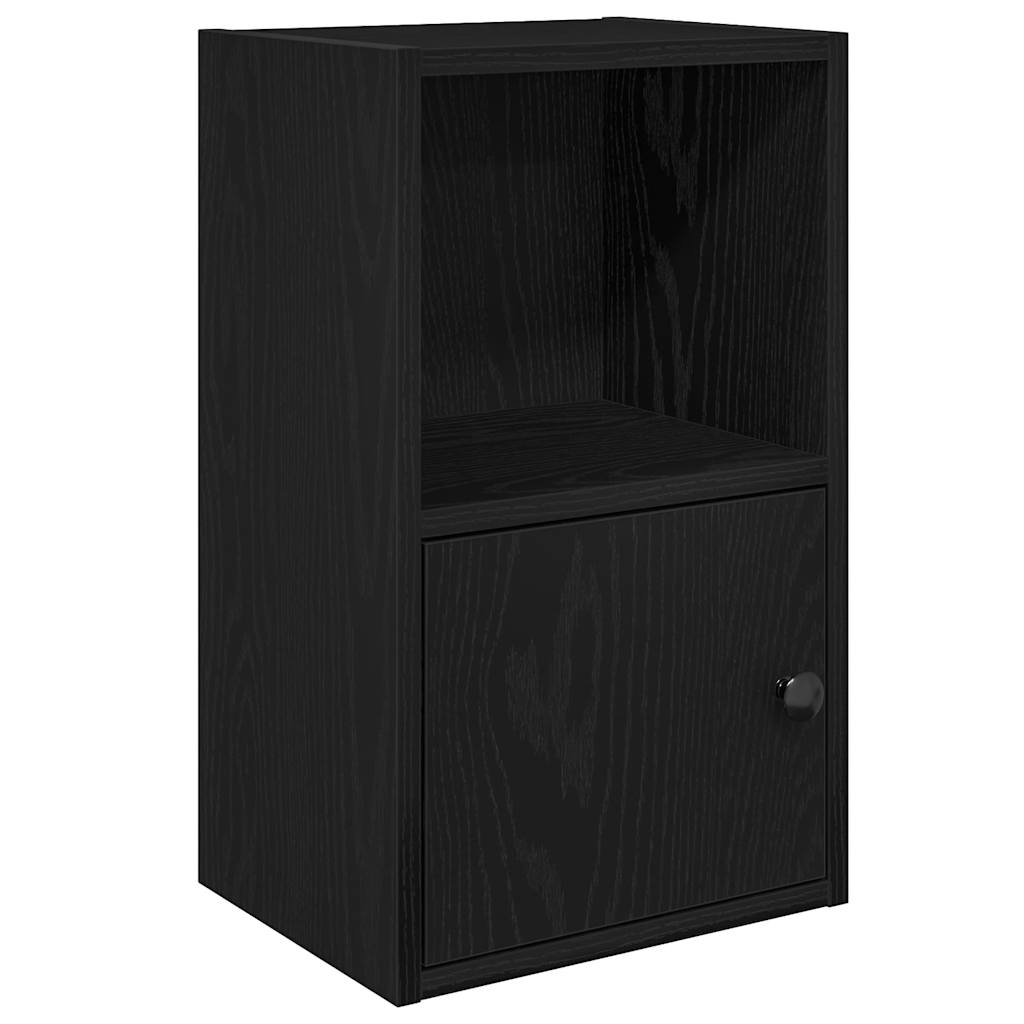 Libreria Rovere Nero 31x24x52 cm in Legno Multistrato
