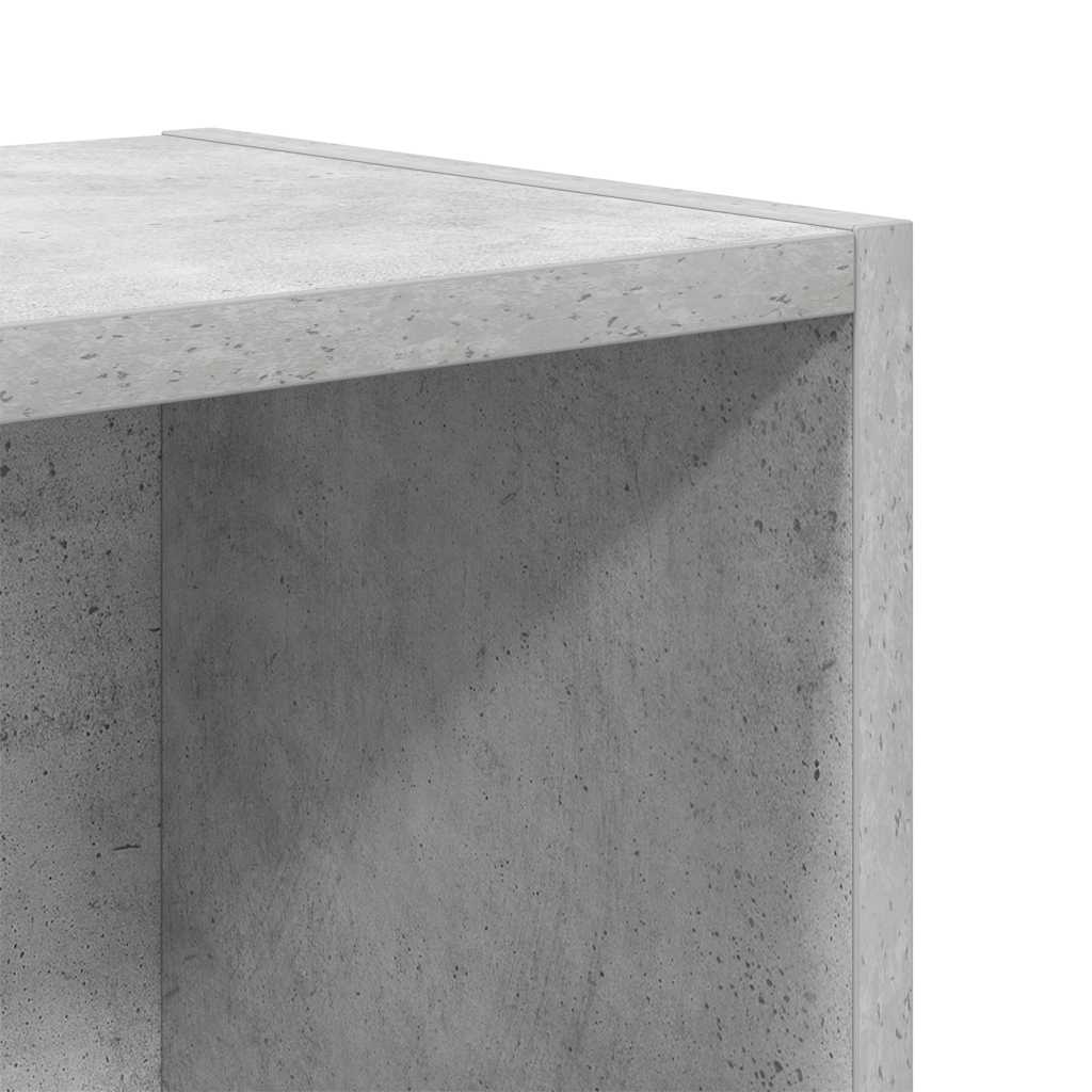 Libreria Grigio Cemento 31x24x52 cm in Legno Multistrato | homemem39