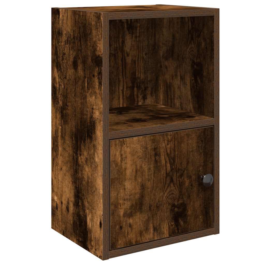 Libreria Rovere Fumo 31x24x52 cm in Legno Multistrato | homemem39
