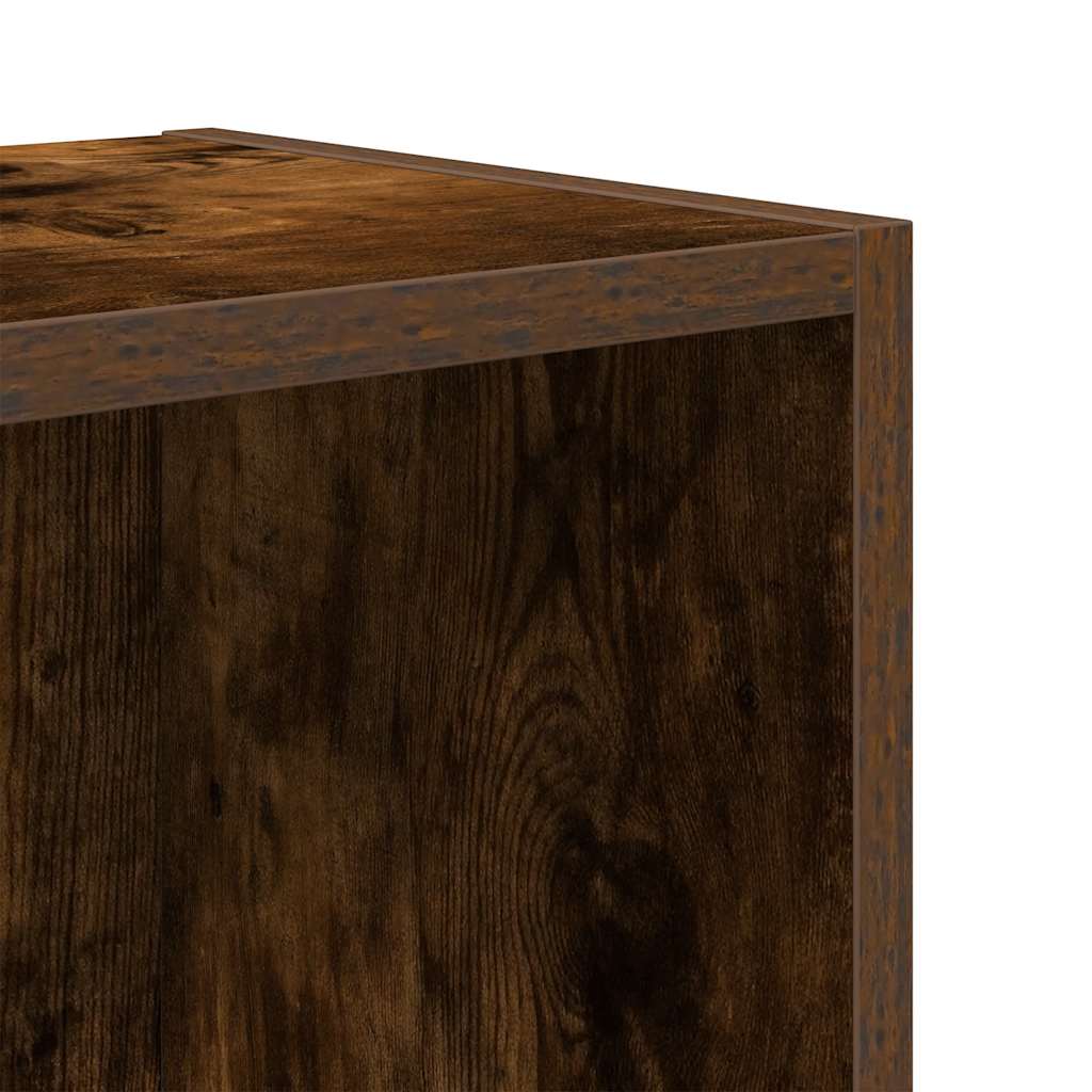 Libreria Rovere Fumo 31x24x52 cm in Legno Multistrato | homemem39