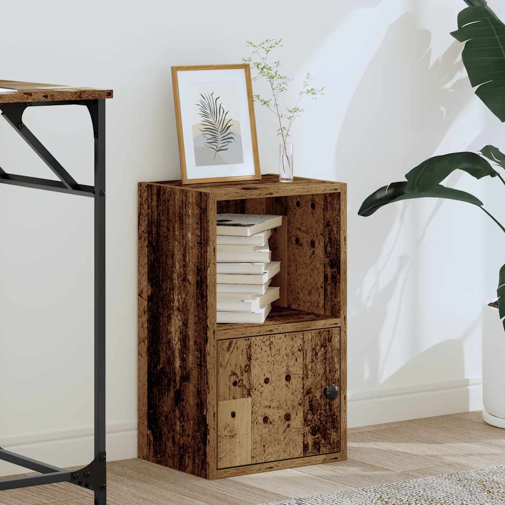 Libreria Legno Vecchio 31x24x52 cm in Legno Multistrato | homemem39