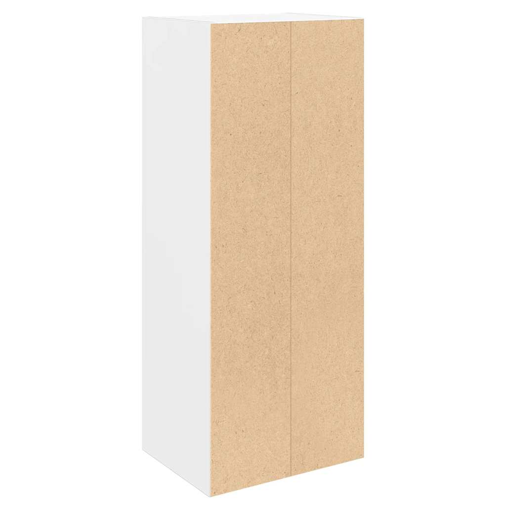 Libreria Bianca 31x24x77 cm in Legno Multistrato | homemem39