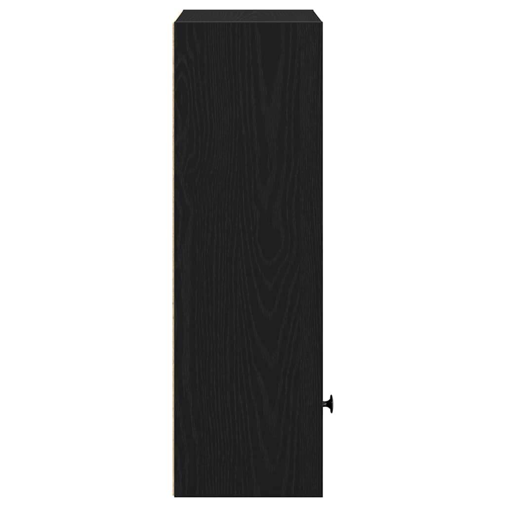 Libreria Rovere Nero 31x24x77 cm in Legno Multistrato | homemem39