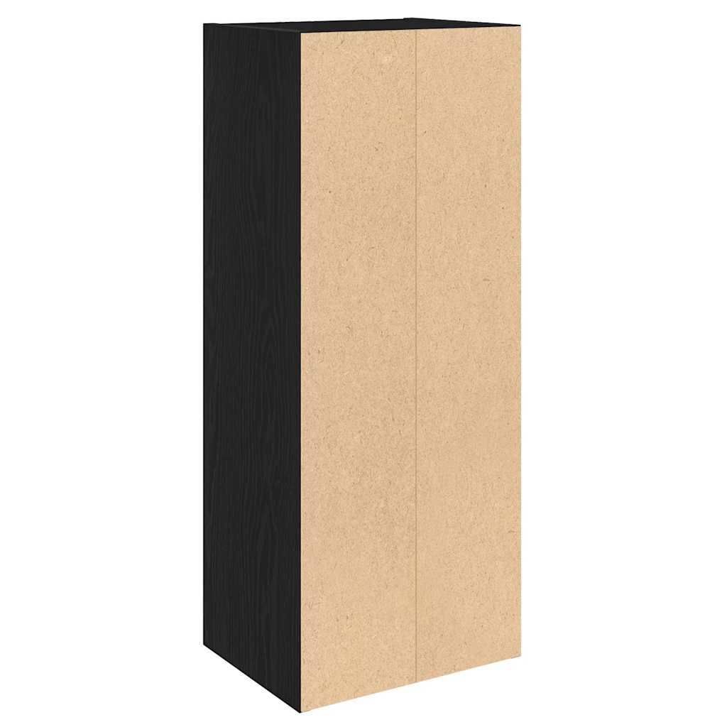 Libreria Rovere Nero 31x24x77 cm in Legno Multistrato | homemem39